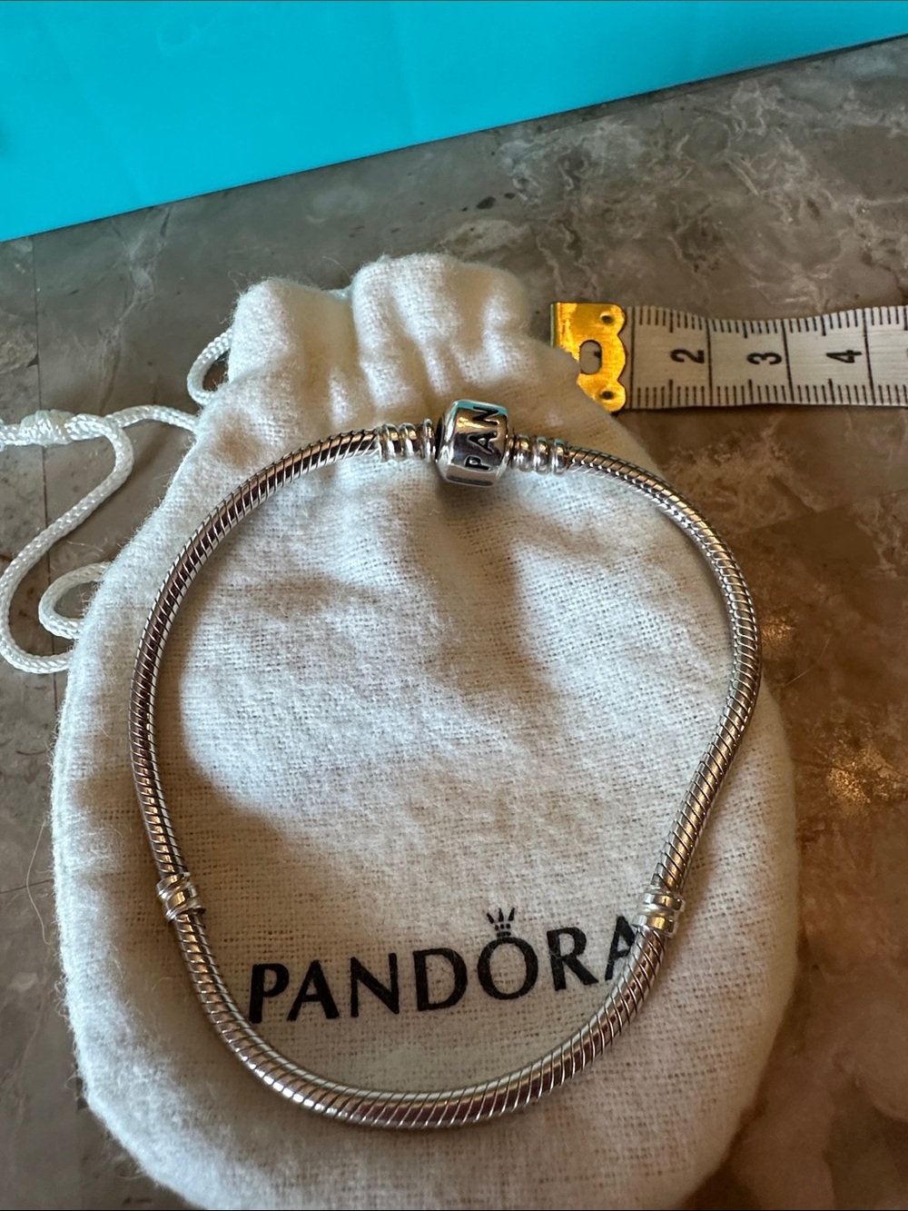 Pandora Sterling Silver Snake Chain Bracelet - Silver